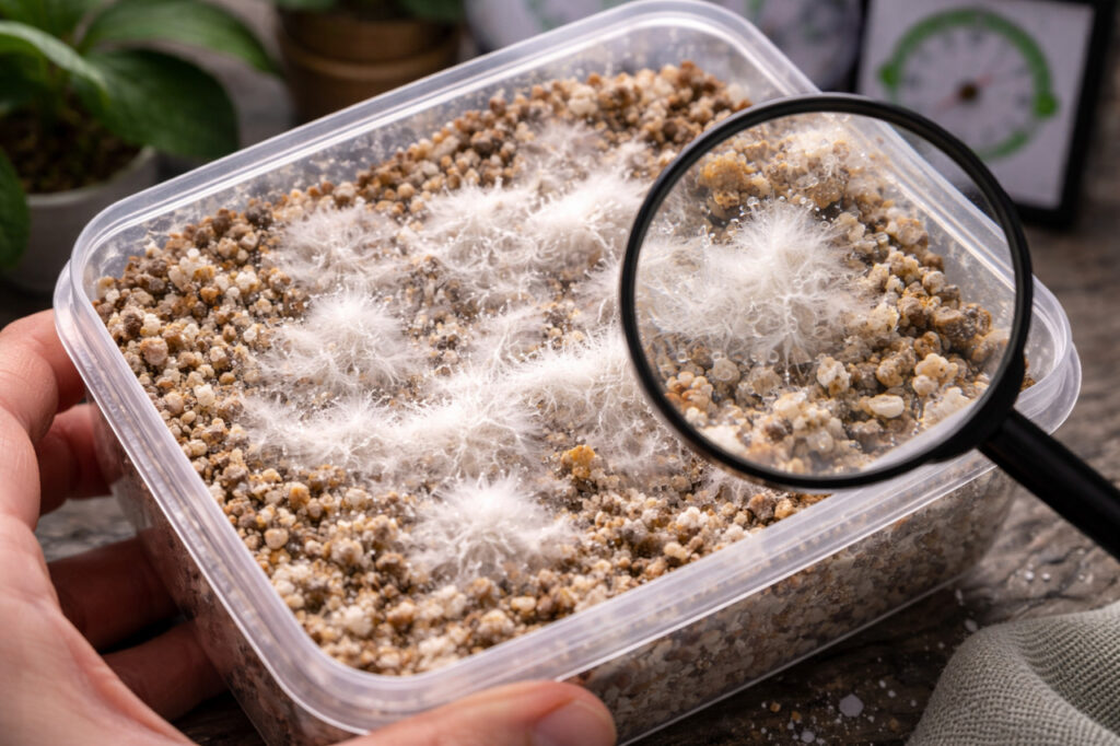 How to recognize healthy mycelium in a grow kit?